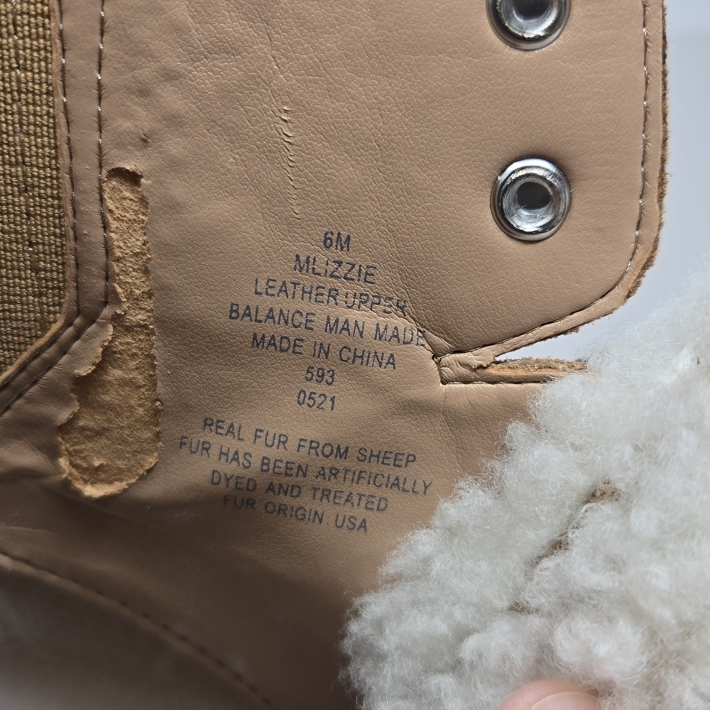 Marc Fisher Women Sz 6M Iizzie Hiking Outdoor Winter Boots Tan Suede ***READ** - Picture 12 of 12